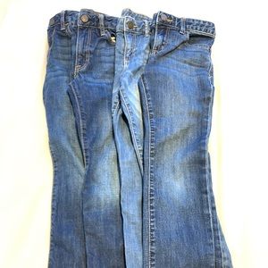 Lot of 4 pairs GAP girls jeans in good condition